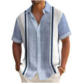 Stijn | Camisa de resort a rayas para Hombre